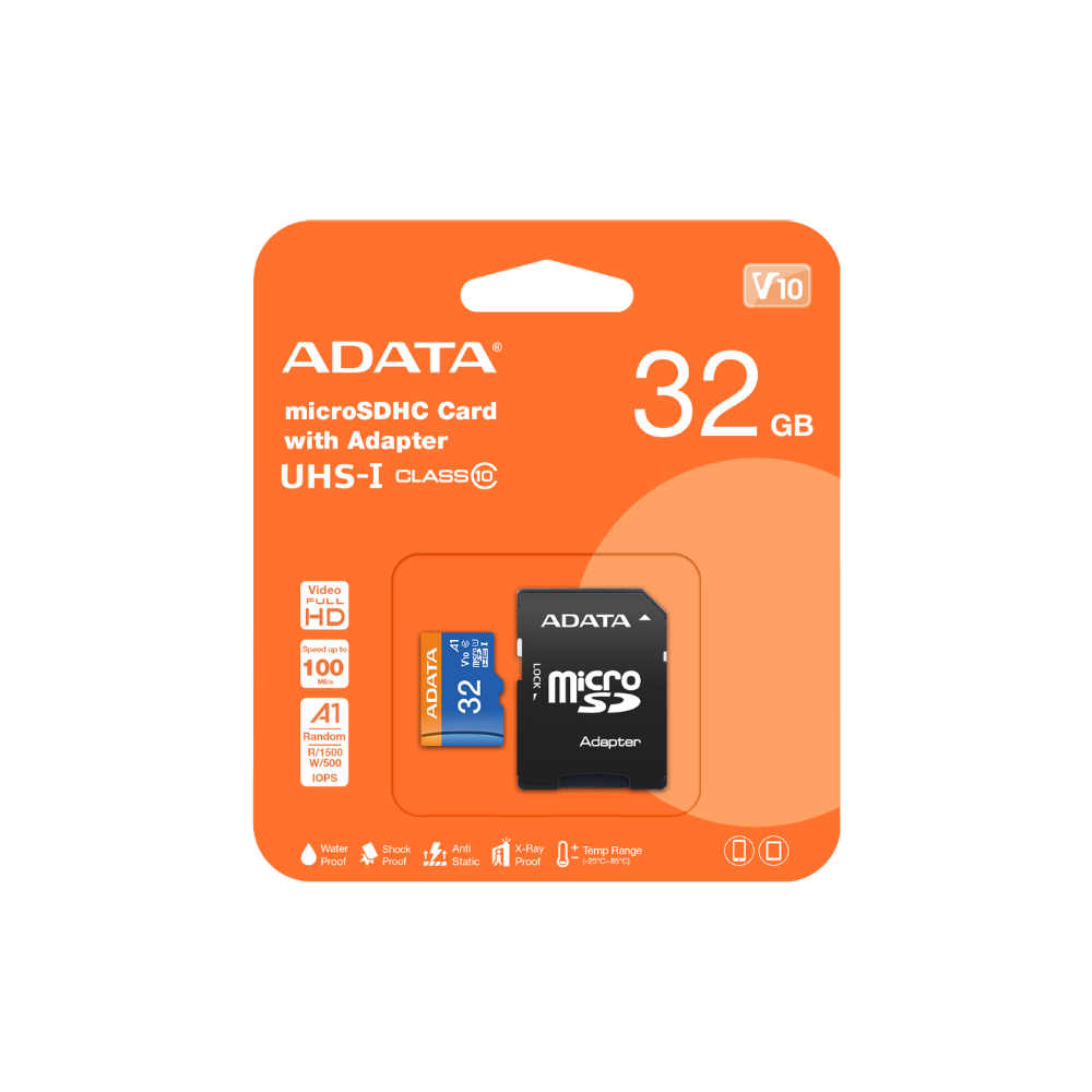 MEMORIA MICRO SD CON ADAPTADOR ADATA 32 GB