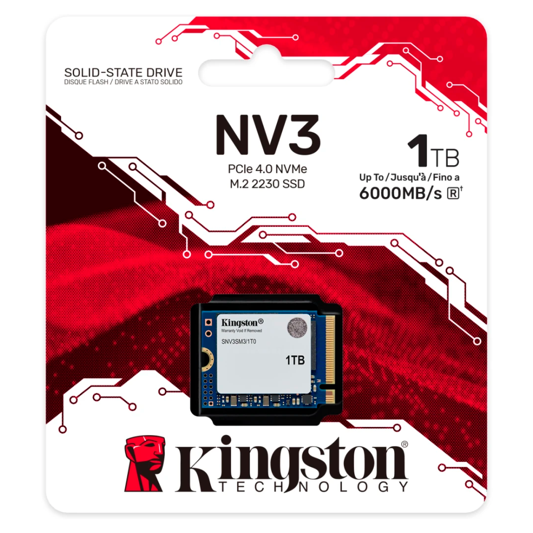 MEMORIAS RAM INTERNAS KINGSTON NV3 1TB PCle 4.0