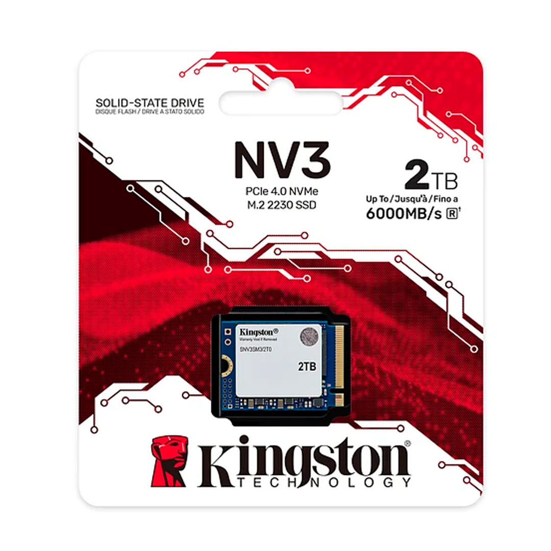 MEMORIAS RAM INTERNAS KINGSTON NV3 2TB PCle 4.0