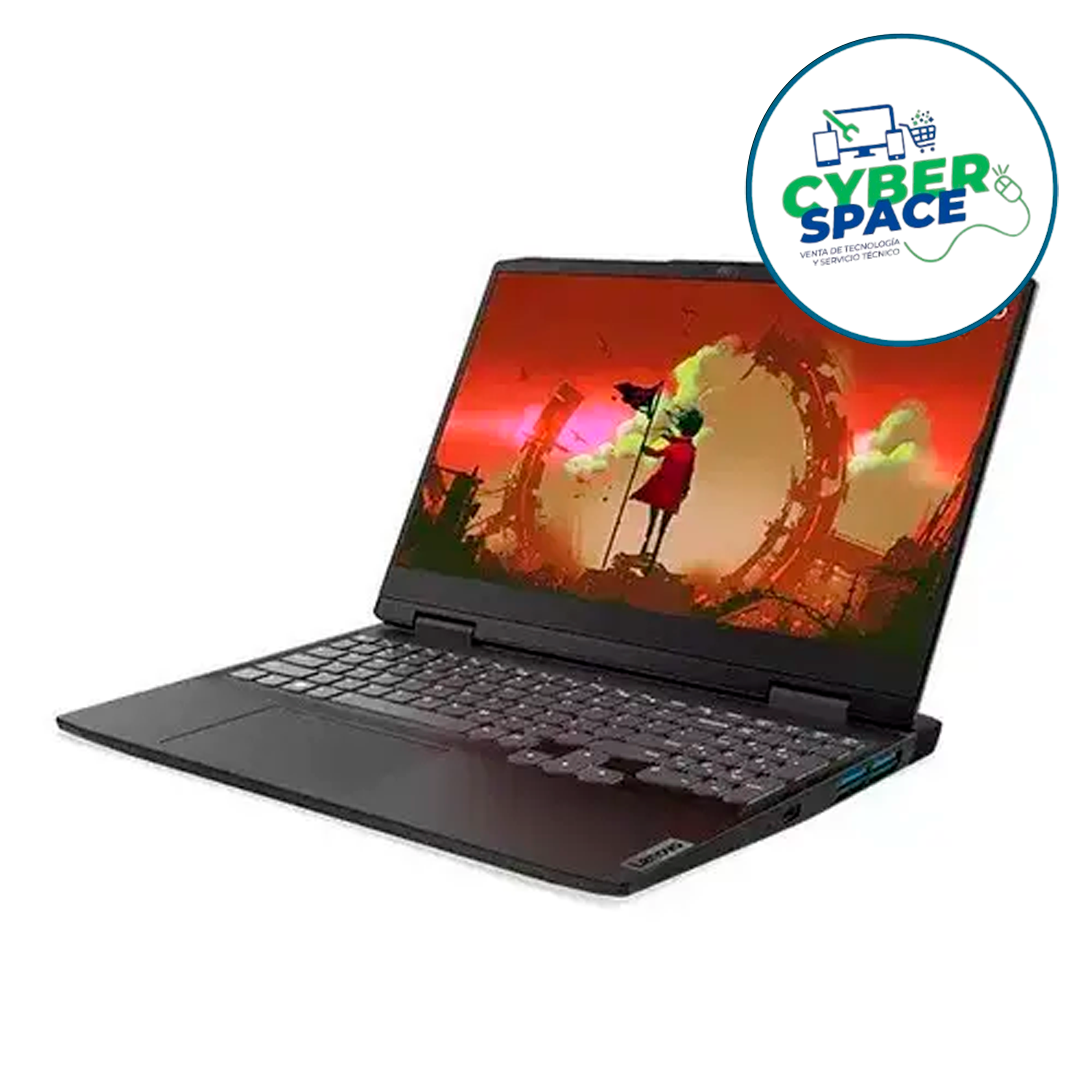 LAPTOP GAMER LENOVO IDEAPAD GAMING 7735HS RYZEN 7 RTX4050 6GB SSD 512GB MEMORIA RAM 16GB PANTALLA 15.6´´