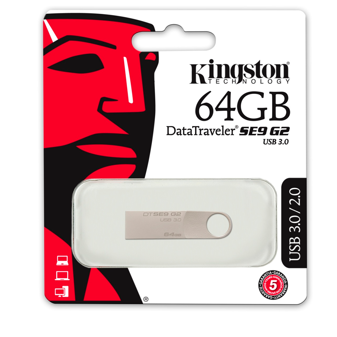 FLASH MEMORY KINGSTON 64 GB TYPE USB