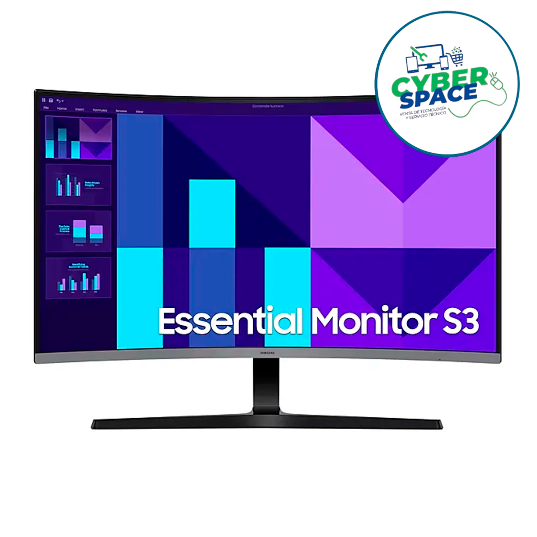 MONITOR SAMSUNG ESSENTIAL S3 32" PULGADAS 100 Hz CURVO