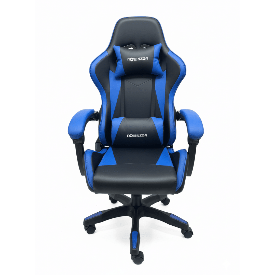 SILLA POTENZZA CHAIR 02 APOYACABEZA ALMOHADILLA LUMBAR APOYABRAZOS REGULABLE