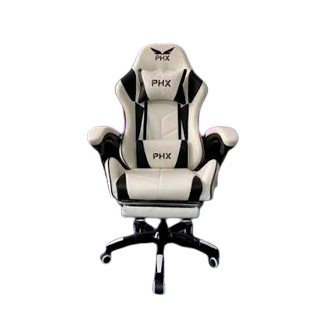 SILLA GAMER PHX-CH123 APOYACABEZA ALMOHADILLA LUMBAR APOYABRAZOS REGULABLE
