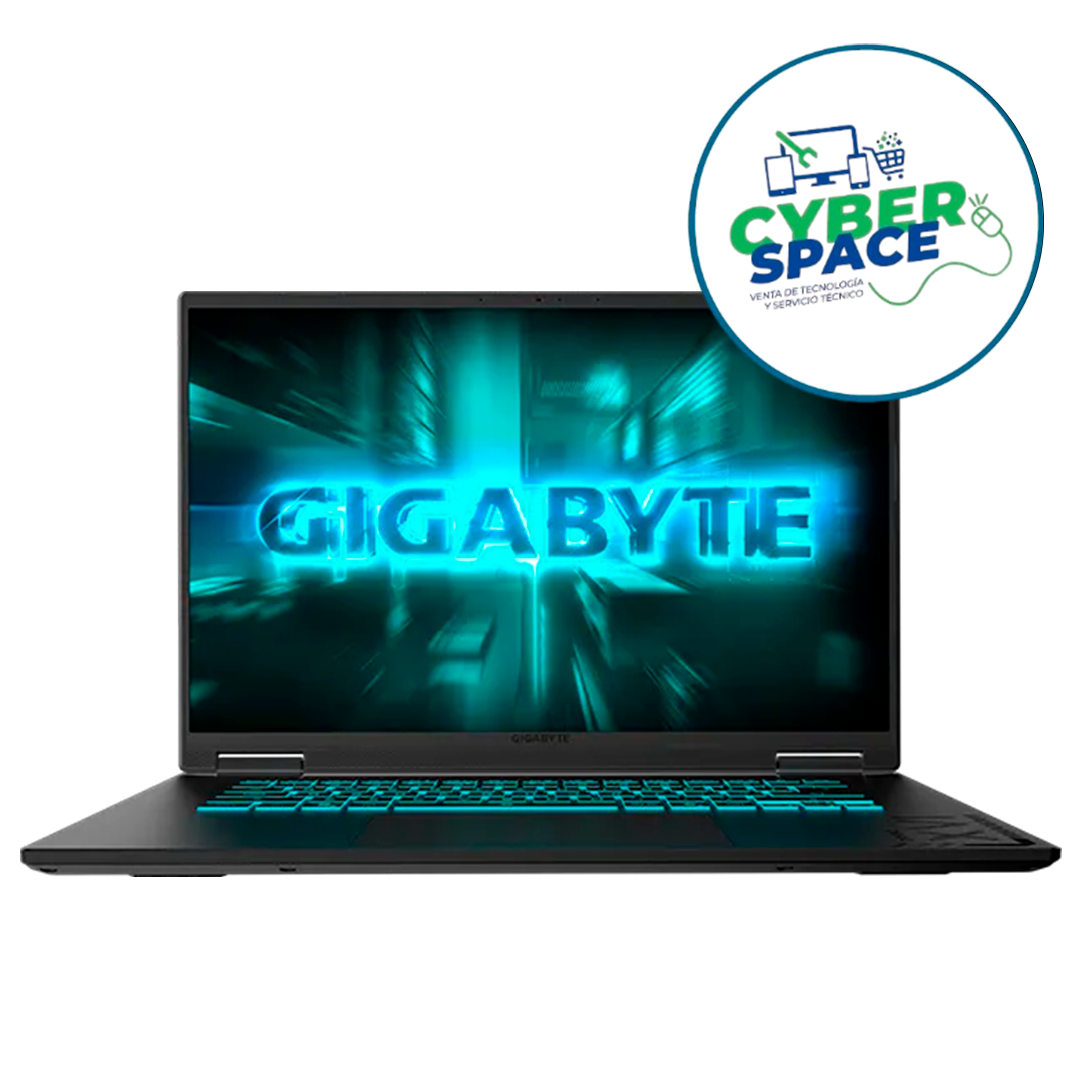 LAPTOP GAMER GIGABYTE A16 260 RYZEN 7 RTX 5060 8GB 512GB SSD 16GB MEMORIA RAM 16¨ PANTALLA